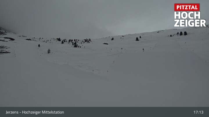 Archiv Foto Webcam Jerzens - Hochzeiger Mittelstation