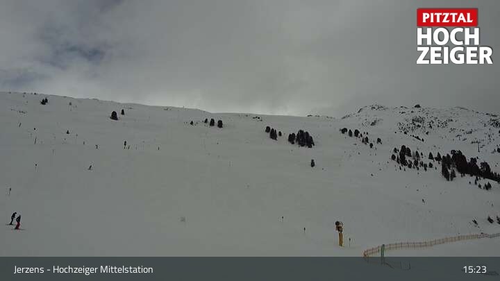 Archived image Webcam Jerzens - Hochzeiger Mittelstation