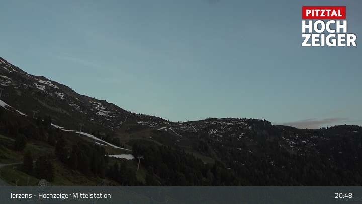 Archiv Foto Webcam Jerzens - Hochzeiger Mittelstation