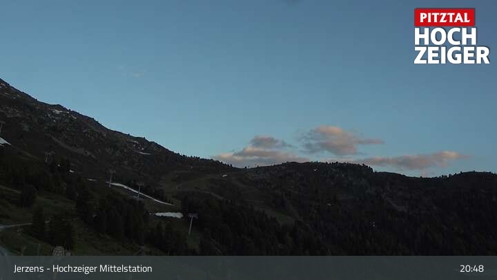 Archiv Foto Webcam Jerzens - Hochzeiger Mittelstation