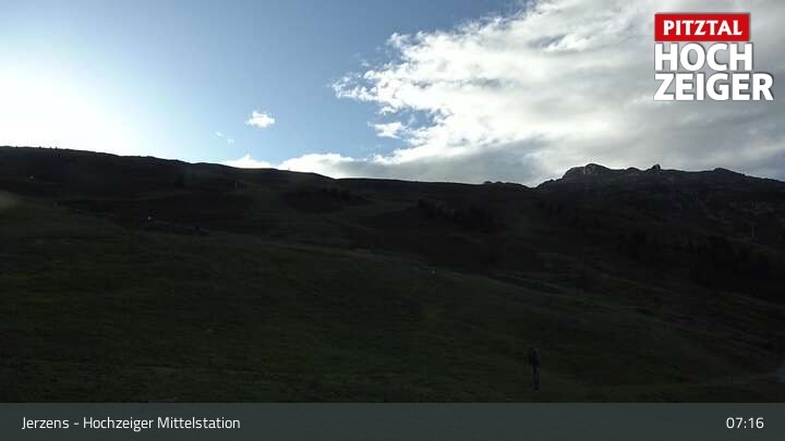 Archived image Webcam Jerzens - Hochzeiger Mittelstation