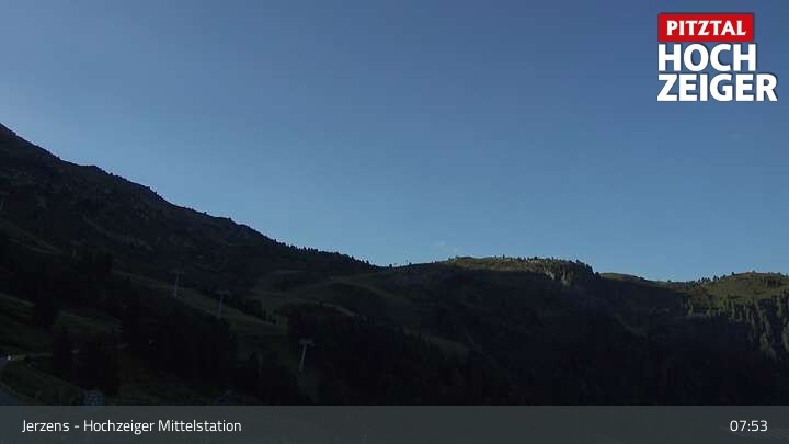 Archiv Foto Webcam Jerzens - Hochzeiger Mittelstation