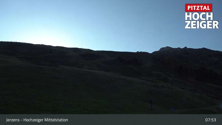 Archived image Webcam Jerzens - Hochzeiger Mittelstation
