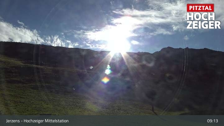 Archived image Webcam Jerzens - Hochzeiger Mittelstation