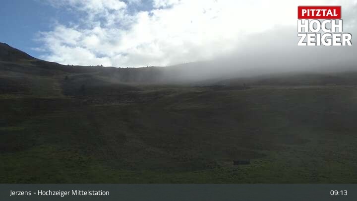 Archiv Foto Webcam Jerzens - Hochzeiger Mittelstation