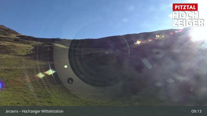 Archiv Foto Webcam Jerzens - Hochzeiger Mittelstation
