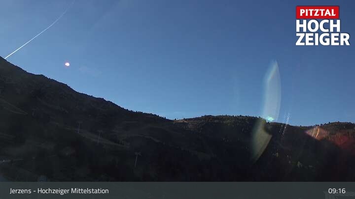 Archiv Foto Webcam Jerzens - Hochzeiger Mittelstation
