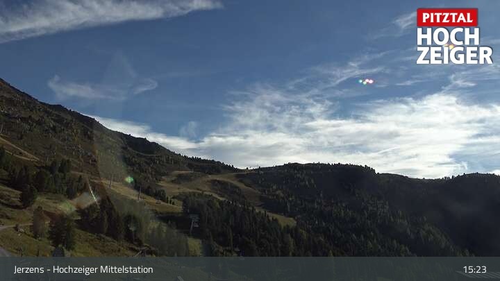 Archiv Foto Webcam Jerzens - Hochzeiger Mittelstation