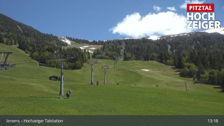 Archiv Foto Webcam Jerzens - Hochzeiger Talstation
