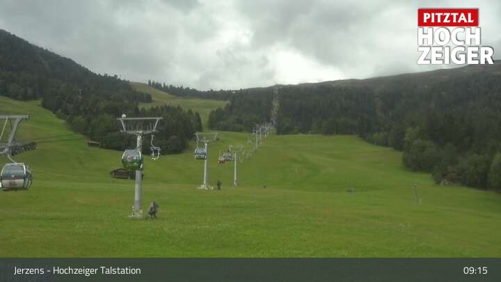 Archiv Foto Webcam Jerzens - Hochzeiger Talstation
