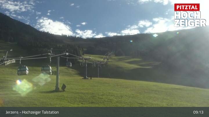 Archiv Foto Webcam Jerzens - Hochzeiger Talstation
