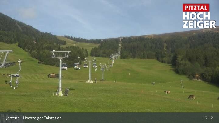 Archiv Foto Webcam Jerzens - Hochzeiger Talstation