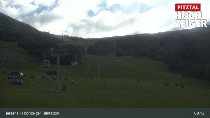 Archiv Foto Webcam Jerzens - Hochzeiger Talstation