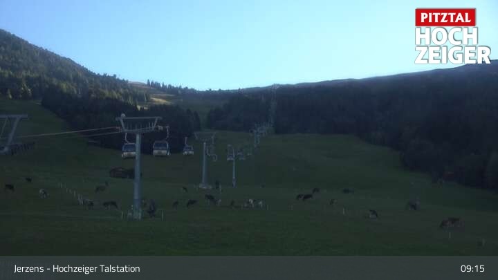 Archiv Foto Webcam Jerzens - Hochzeiger Talstation