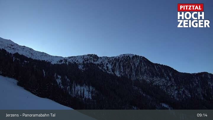 Archiv Foto Webcam Jerzens - Zirbenbahn Bergstation