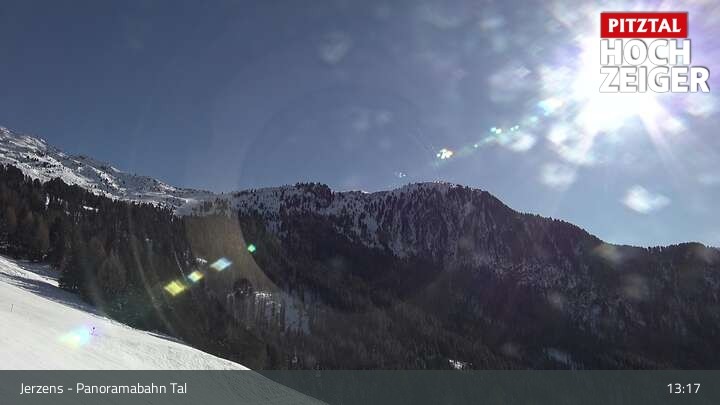 Archiv Foto Webcam Jerzens - Zirbenbahn Bergstation