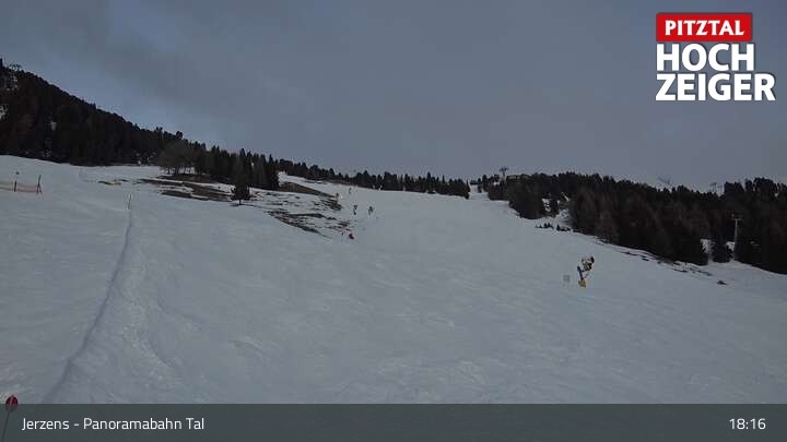 Archiv Foto Webcam Jerzens - Zirbenbahn Bergstation