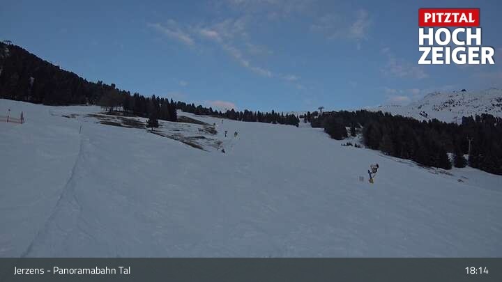 Archiv Foto Webcam Jerzens - Zirbenbahn Bergstation