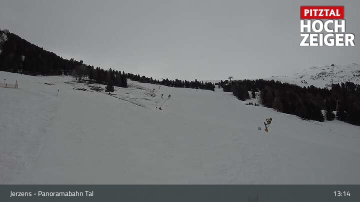 Archiv Foto Webcam Jerzens - Zirbenbahn Bergstation
