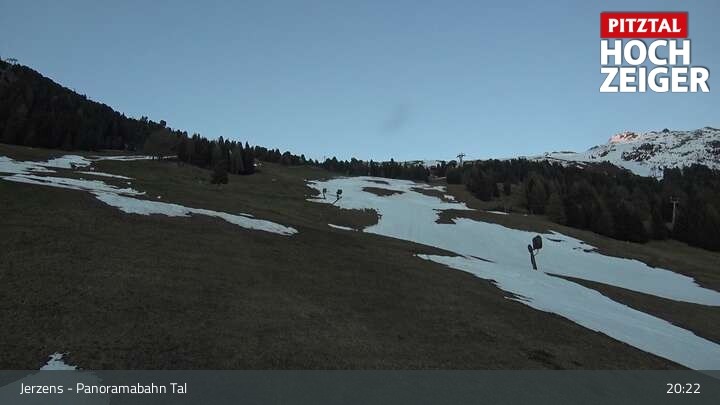 Archiv Foto Webcam Jerzens - Zirbenbahn Bergstation