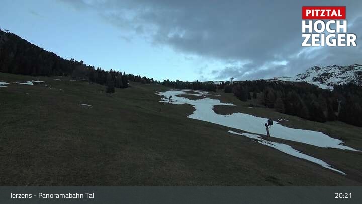Archiv Foto Webcam Jerzens - Zirbenbahn Bergstation