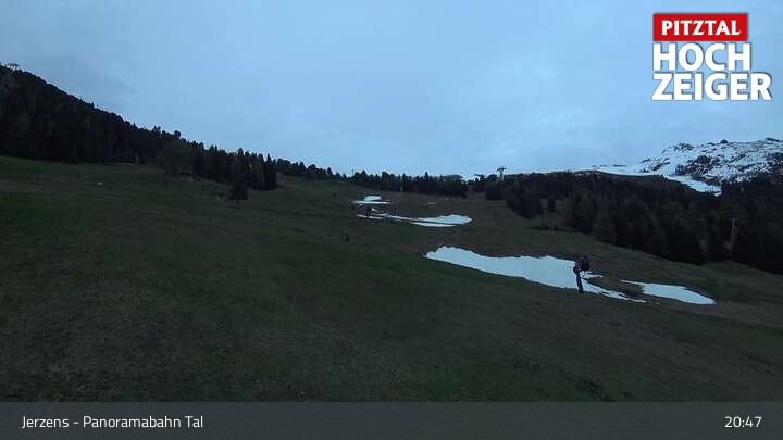 Archiv Foto Webcam Jerzens - Zirbenbahn Bergstation