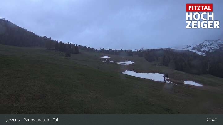 Archiv Foto Webcam Jerzens - Zirbenbahn Bergstation