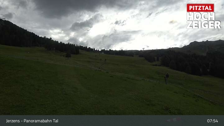 Archiv Foto Webcam Jerzens - Zirbenbahn Bergstation