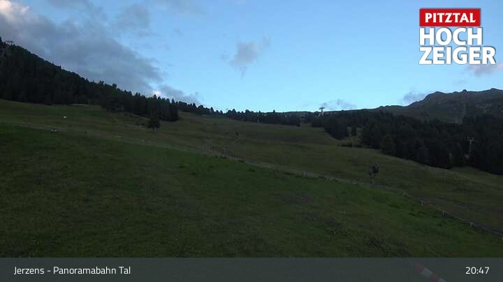 Archiv Foto Webcam Jerzens - Zirbenbahn Bergstation