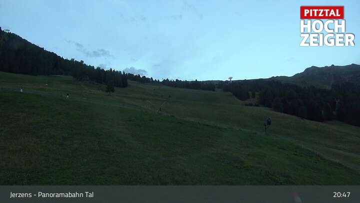 Archiv Foto Webcam Jerzens - Zirbenbahn Bergstation