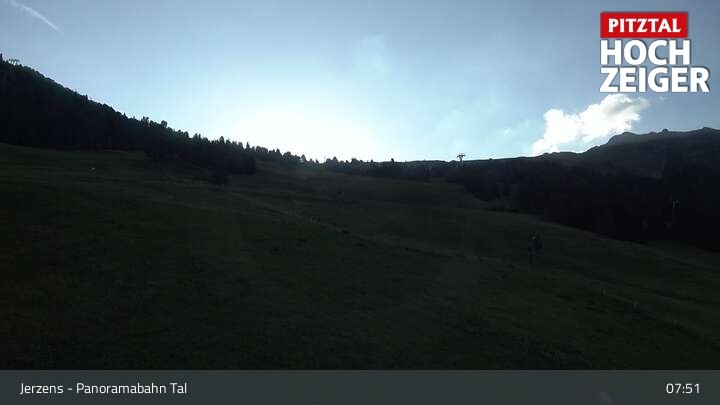 Archiv Foto Webcam Jerzens - Zirbenbahn Bergstation