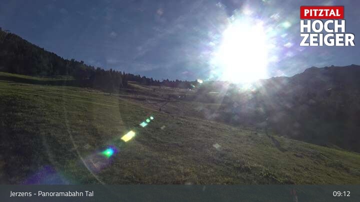 Archiv Foto Webcam Jerzens - Zirbenbahn Bergstation