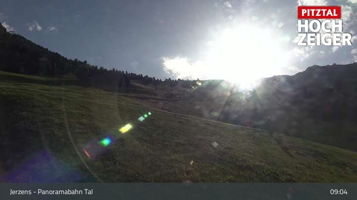 Archiv Foto Webcam Jerzens - Zirbenbahn Bergstation