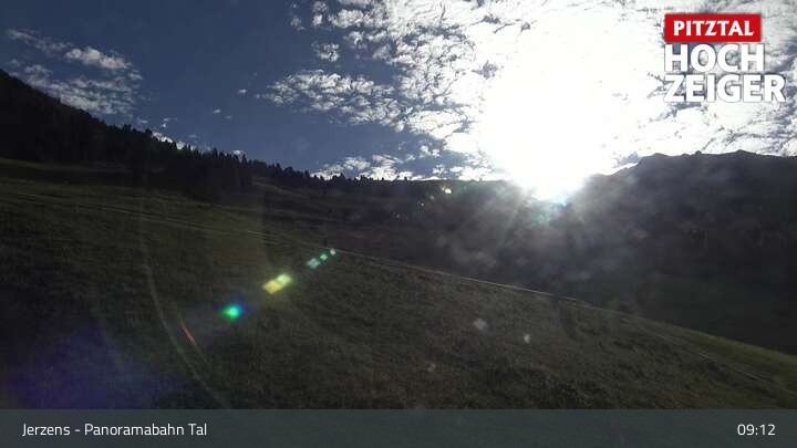 Archiv Foto Webcam Jerzens - Zirbenbahn Bergstation