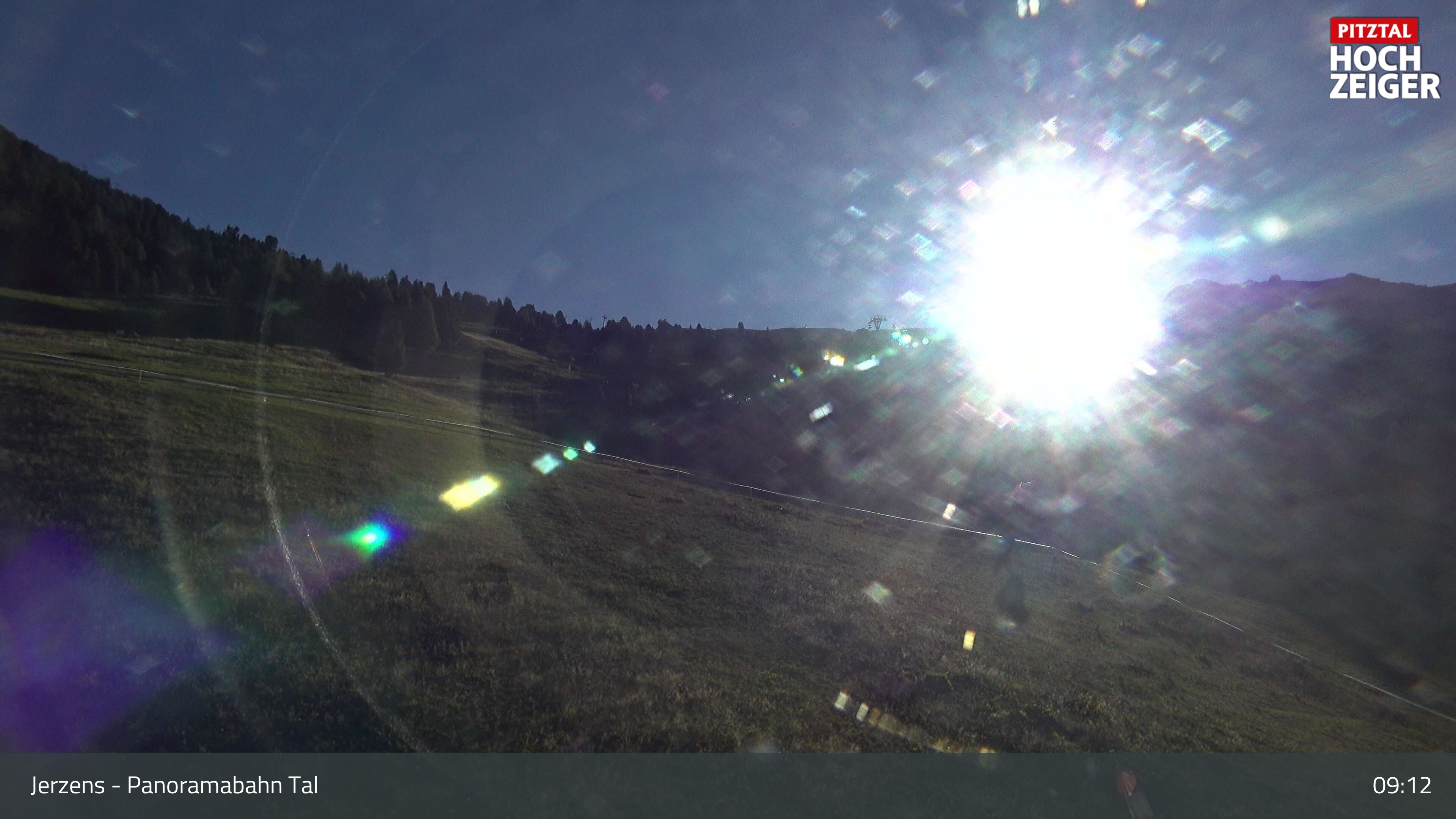 Archiv Foto Webcam Jerzens - Zirbenbahn Bergstation