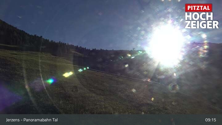 Archiv Foto Webcam Jerzens - Zirbenbahn Bergstation