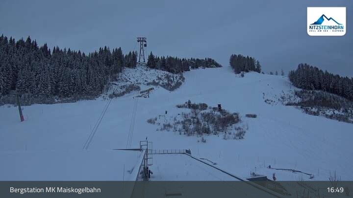 Archiv Foto Webcam Kaprun: Blick von der Bergstation Maiskogelbahn