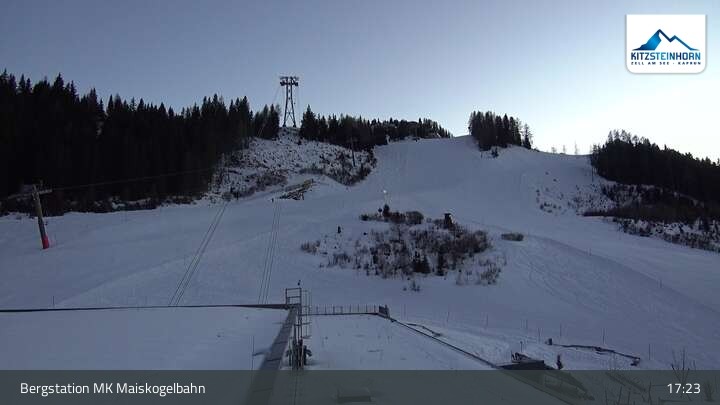 Archiv Foto Webcam Kaprun: Blick von der Bergstation Maiskogelbahn