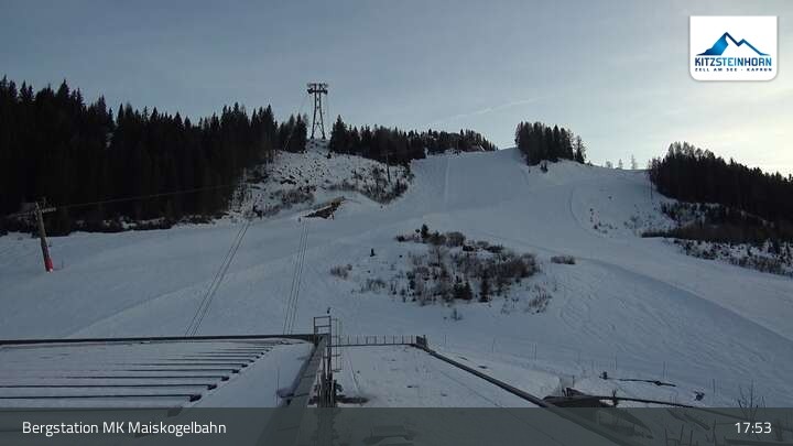 Archiv Foto Webcam Kaprun: Blick von der Bergstation Maiskogelbahn