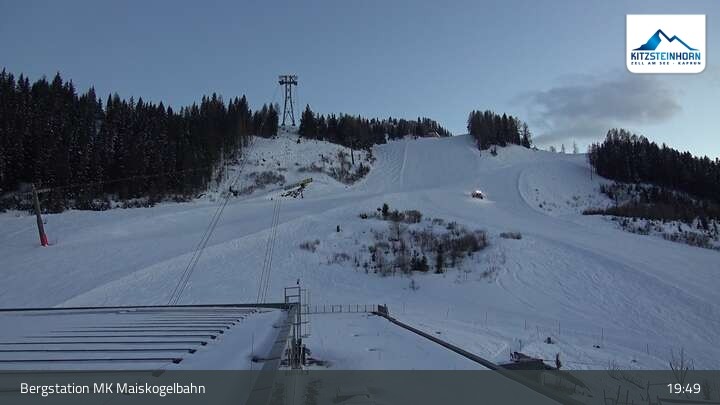 Archiv Foto Webcam Kaprun: Blick von der Bergstation Maiskogelbahn