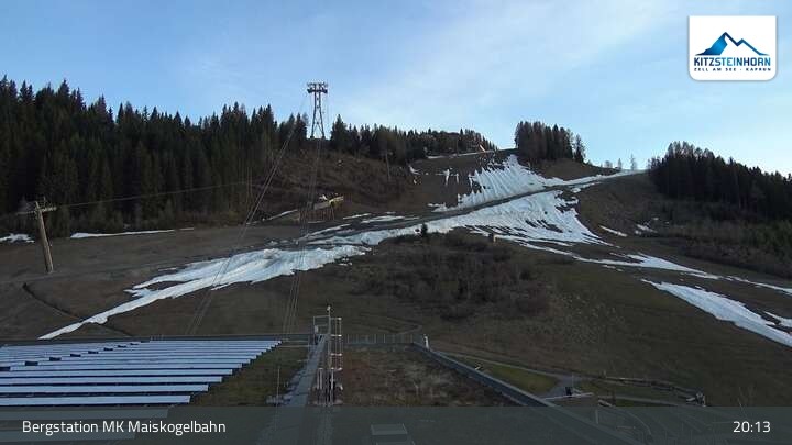 Archiv Foto Webcam Kaprun: Blick von der Bergstation Maiskogelbahn