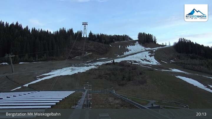 Archiv Foto Webcam Kaprun: Blick von der Bergstation Maiskogelbahn