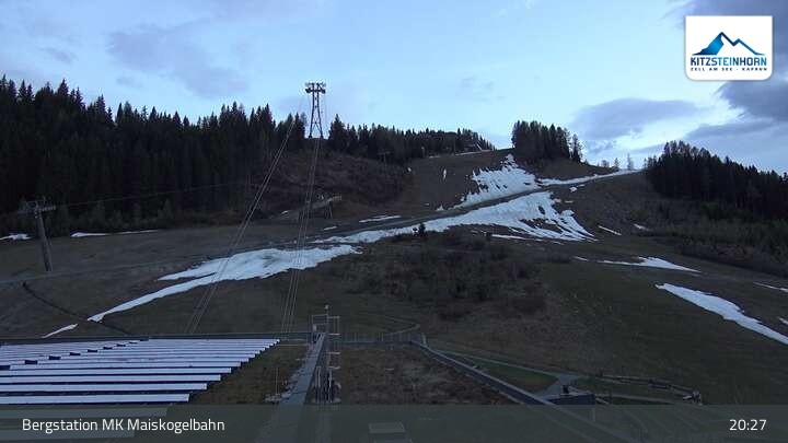 Archiv Foto Webcam Kaprun: Blick von der Bergstation Maiskogelbahn