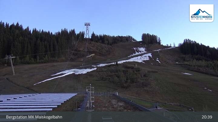Archiv Foto Webcam Kaprun: Blick von der Bergstation Maiskogelbahn