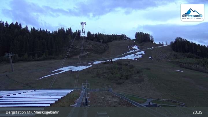 Archiv Foto Webcam Kaprun: Blick von der Bergstation Maiskogelbahn