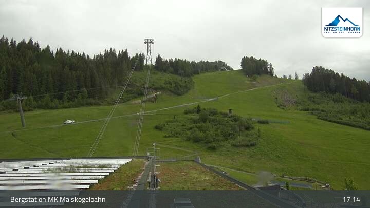 Archiv Foto Webcam Kaprun: Blick von der Bergstation Maiskogelbahn