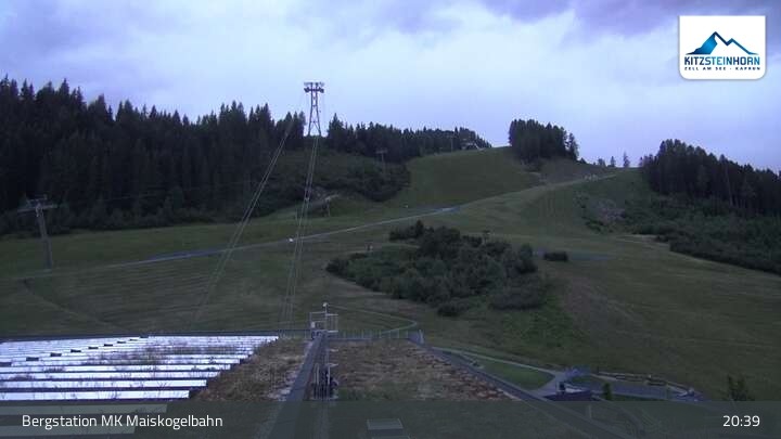 Archiv Foto Webcam Kaprun: Blick von der Bergstation Maiskogelbahn