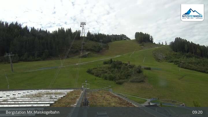 Archiv Foto Webcam Kaprun: Blick von der Bergstation Maiskogelbahn