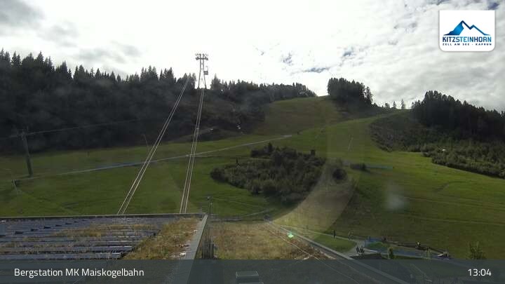 Archiv Foto Webcam Kaprun: Blick von der Bergstation Maiskogelbahn