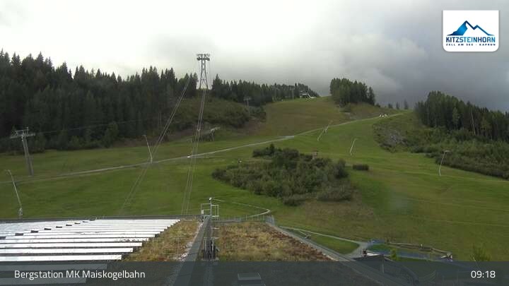 Archiv Foto Webcam Kaprun: Blick von der Bergstation Maiskogelbahn
